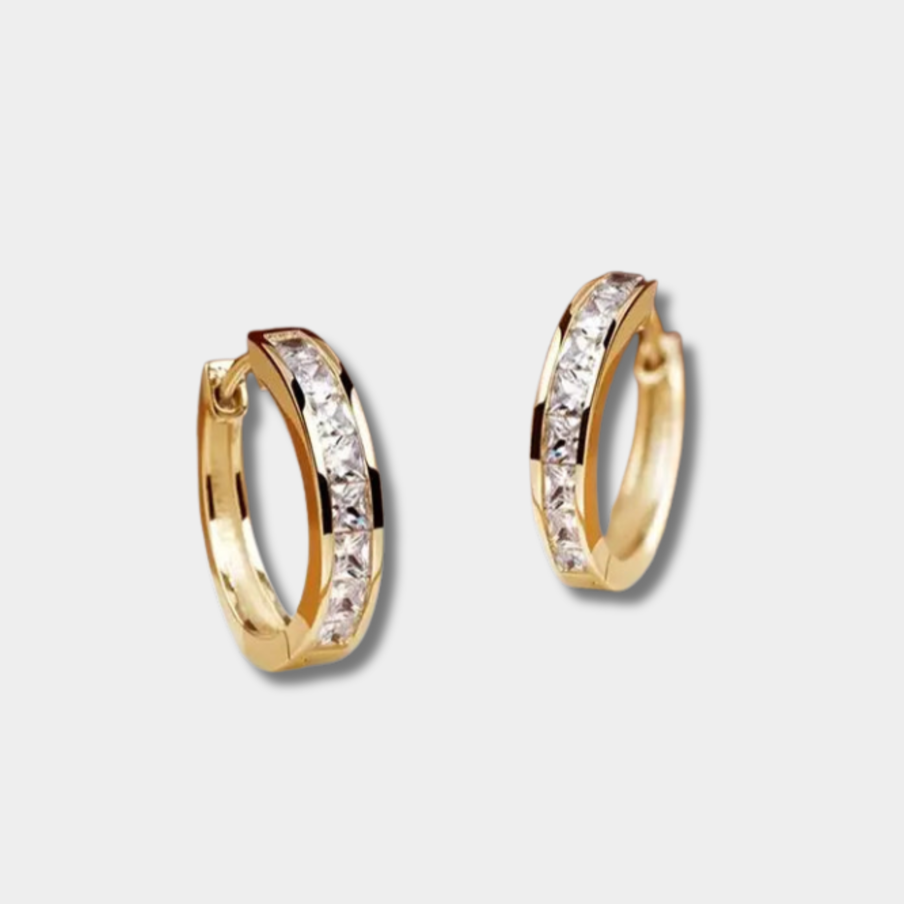 Paolina - Elegantne naušnice od zlata i kristala