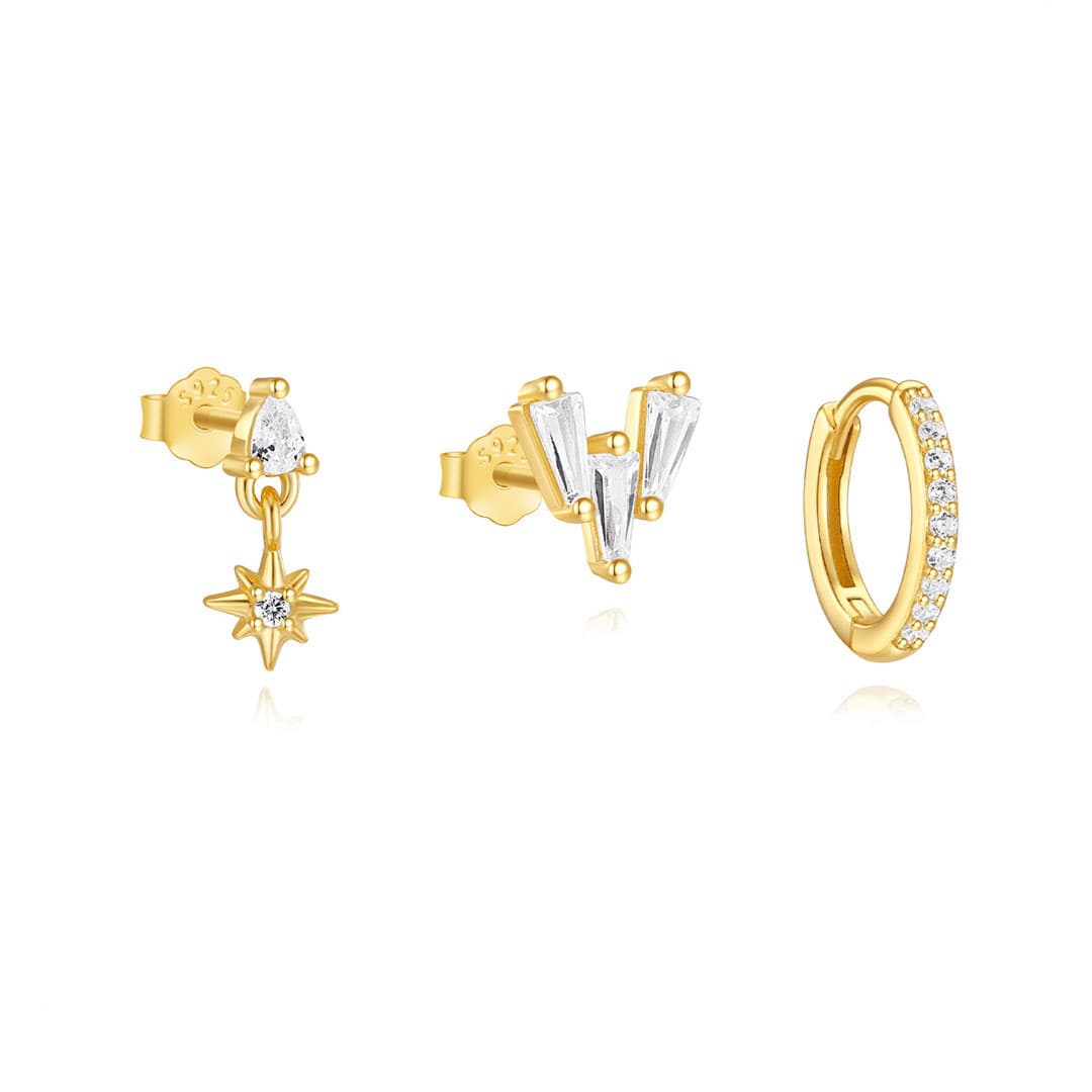 Luisa – Nježne naušnice sa sjajnom teksturom