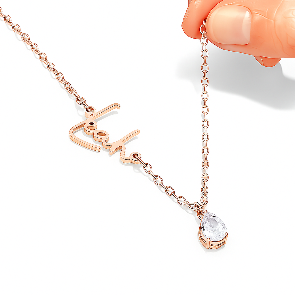 Livia – Zlatna ogrlica s tirkiznim privjeskom