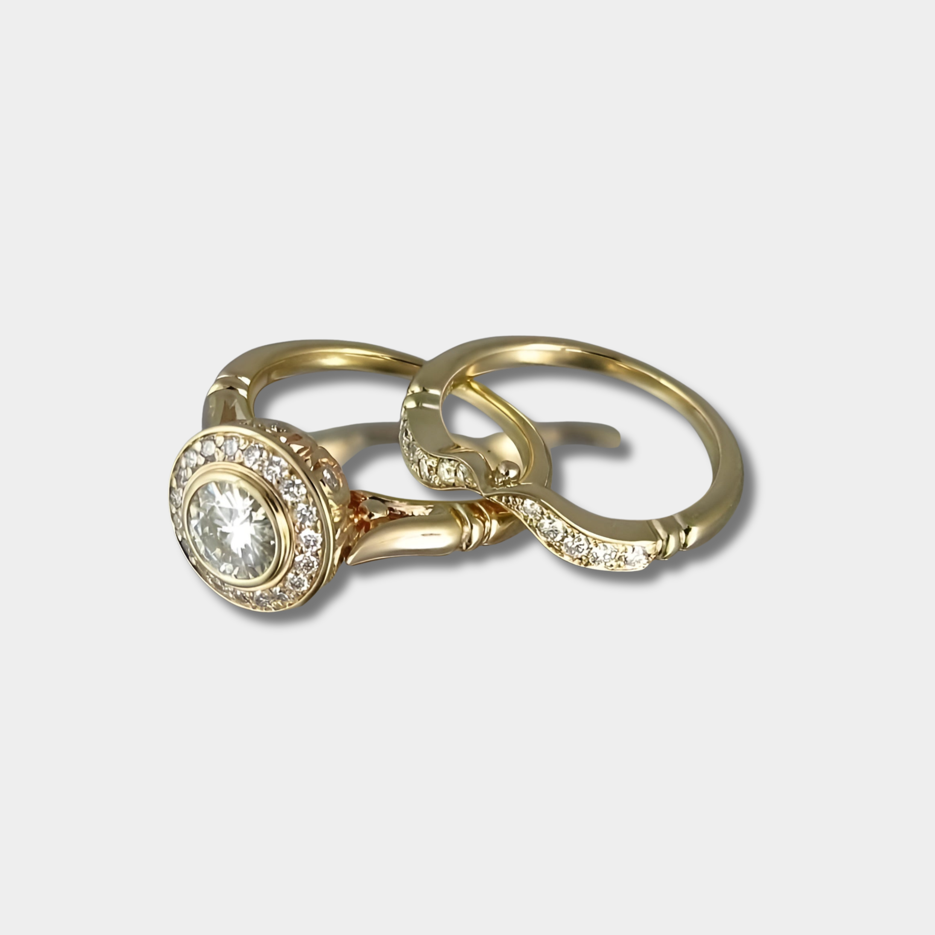 Lena - Set vintage zlatnog prstenja