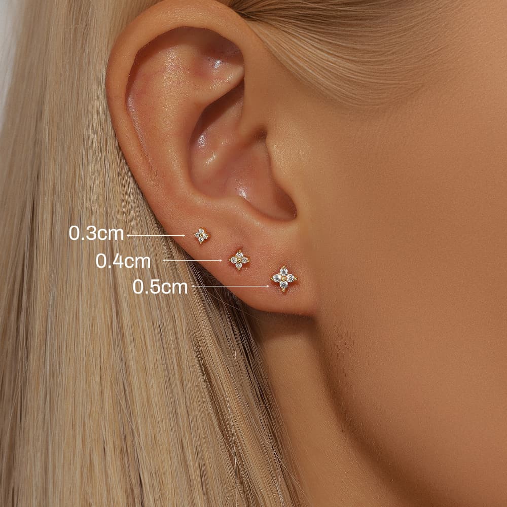 Tereza – Nježni zlatni obruči sa svjetlucavim naglaskom