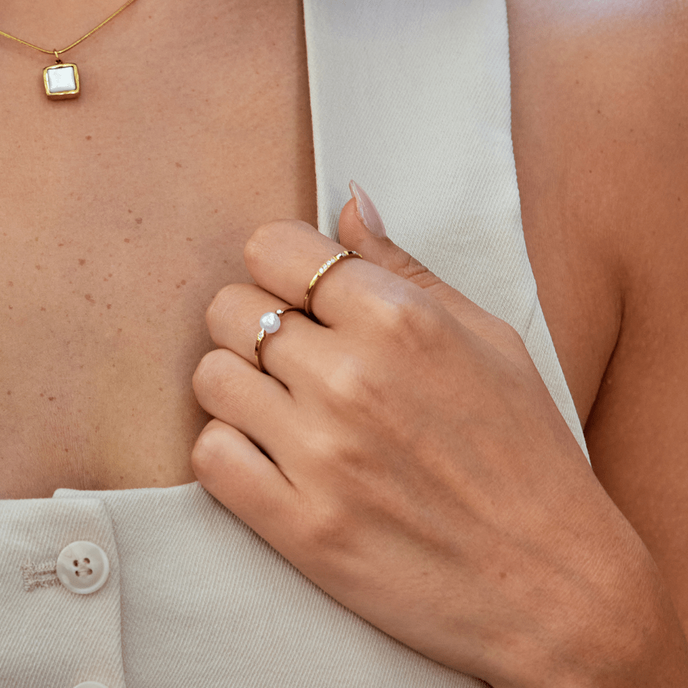 Biserni prsten Slatkovodni biser